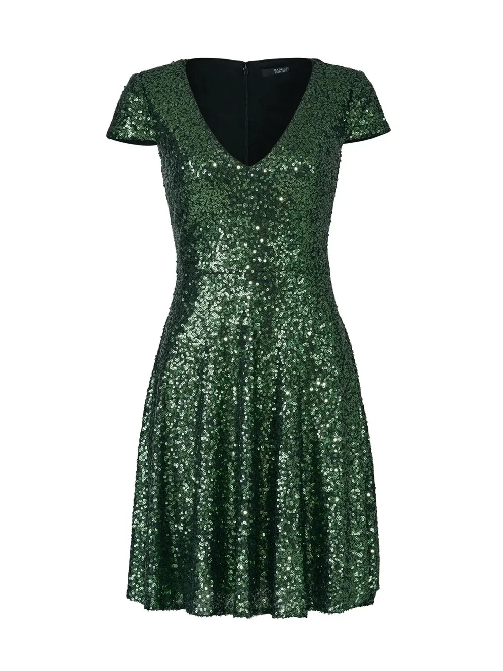 Badgley Mischka Emerald Natasha Sequin Dress Size 6